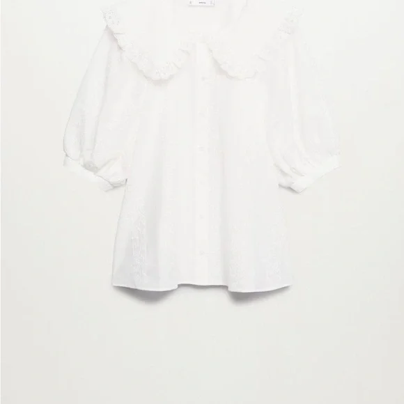 Mango Babydoll Collar Blouse - Picture 3 of 6